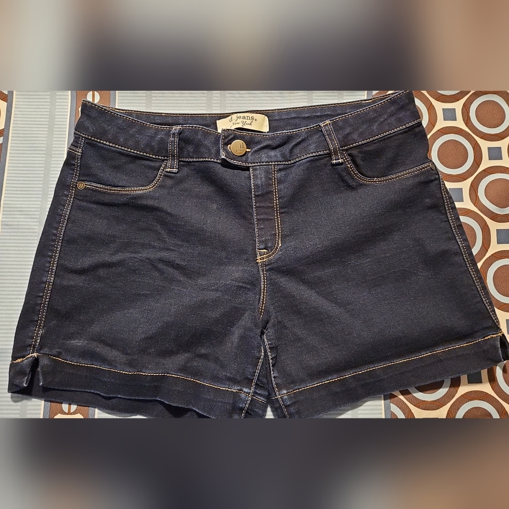 D. Jeans Dark Blue Jean Shorts